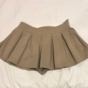 Pleated Mini Skirt